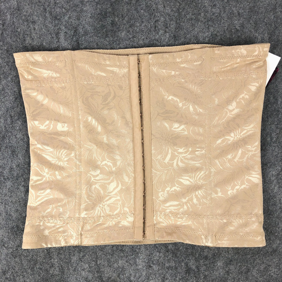 NEW MaidenForm Womens Waist Shapewear Large 12-14 Beige Slimming Tummy Solution - Picture 2 of 11